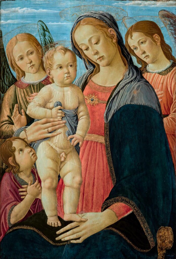 Madonna and Child with the Young St John and Two Angels